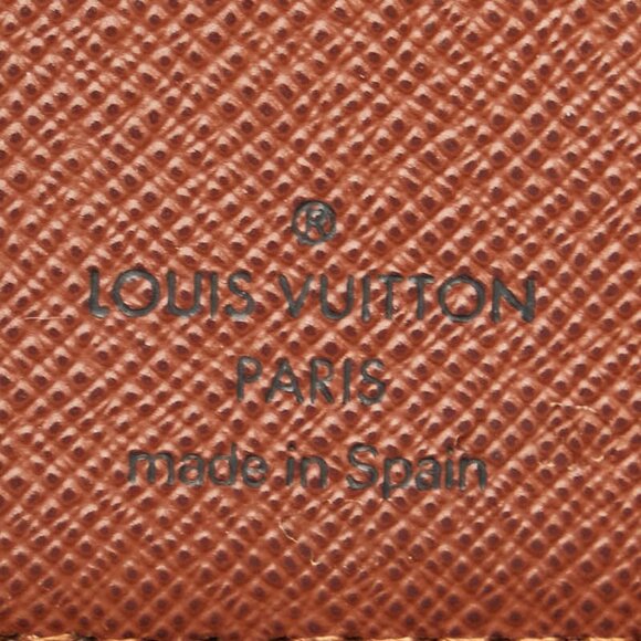 LOUIS VUITTON Brown Monogram Leather Wallet - Picture 9 of 11